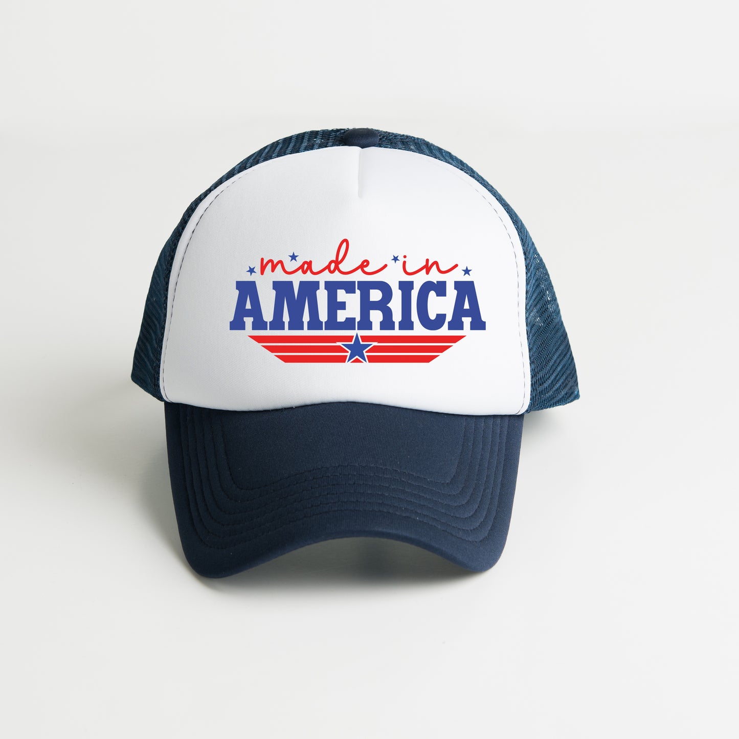 Made In America Stripes | Foam Trucker Hat