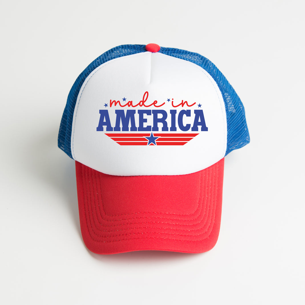 Made In America Stripes | Foam Trucker Hat
