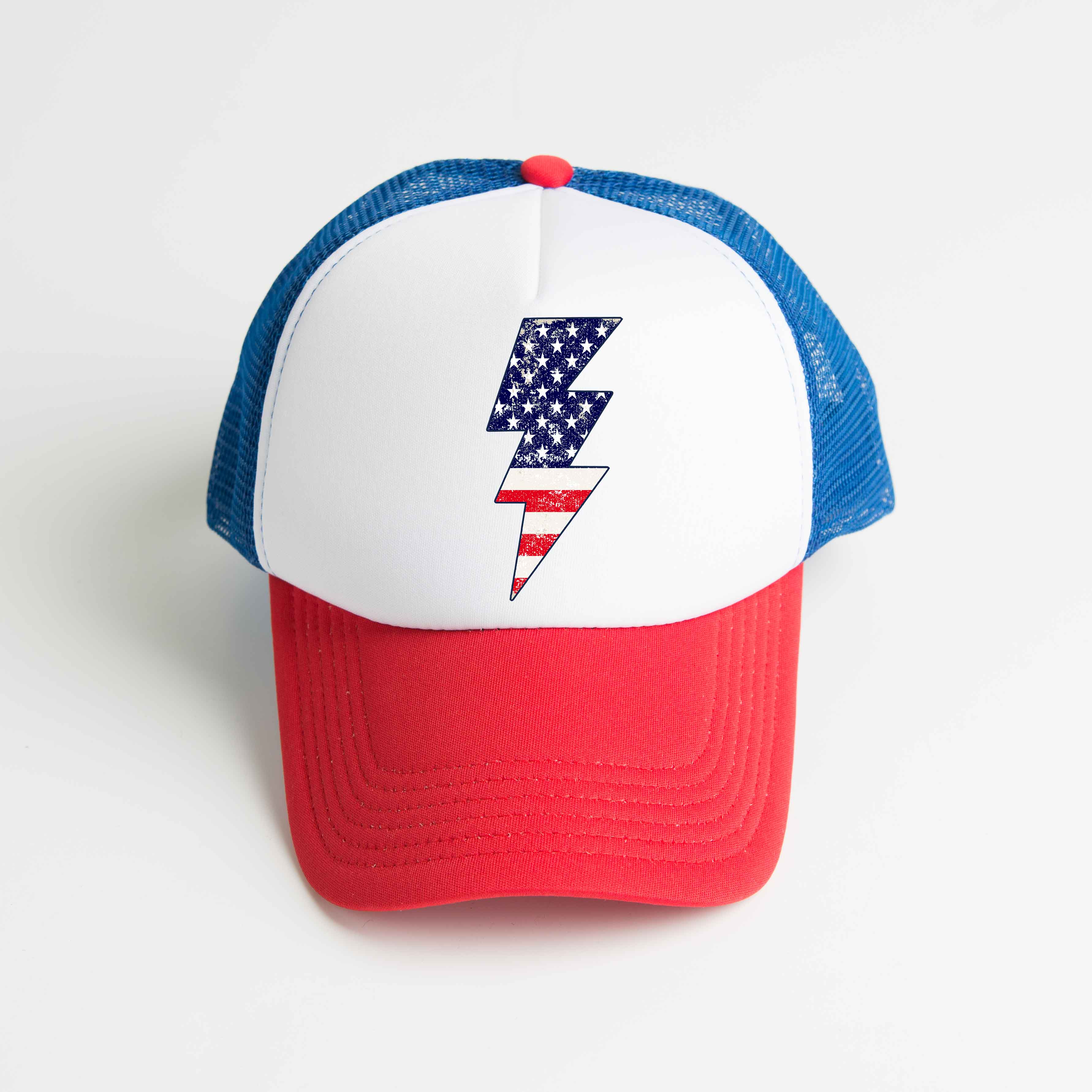 America Lightning Bolt | Foam Trucker Hat