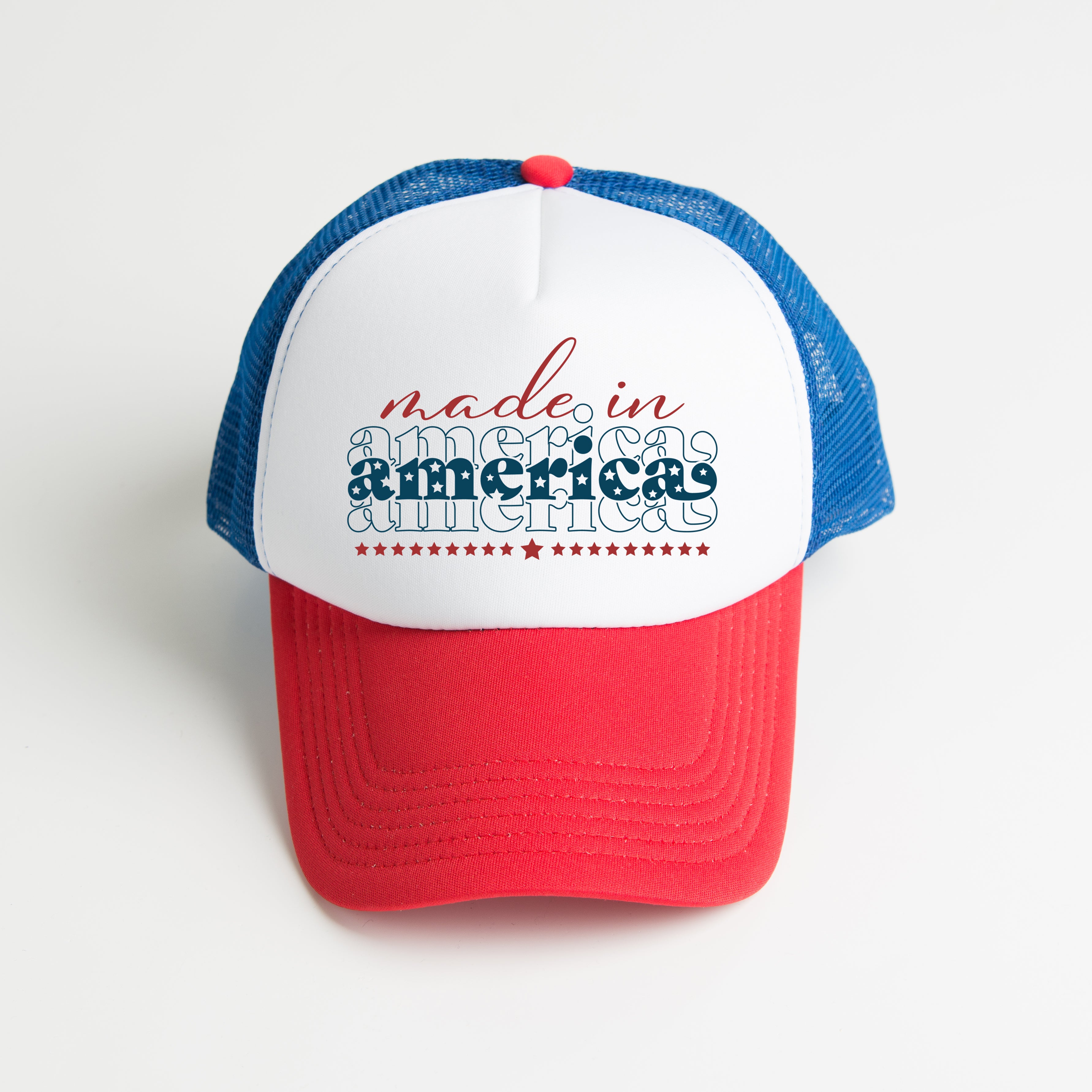 Made In America Stacked | Foam Trucker Hat