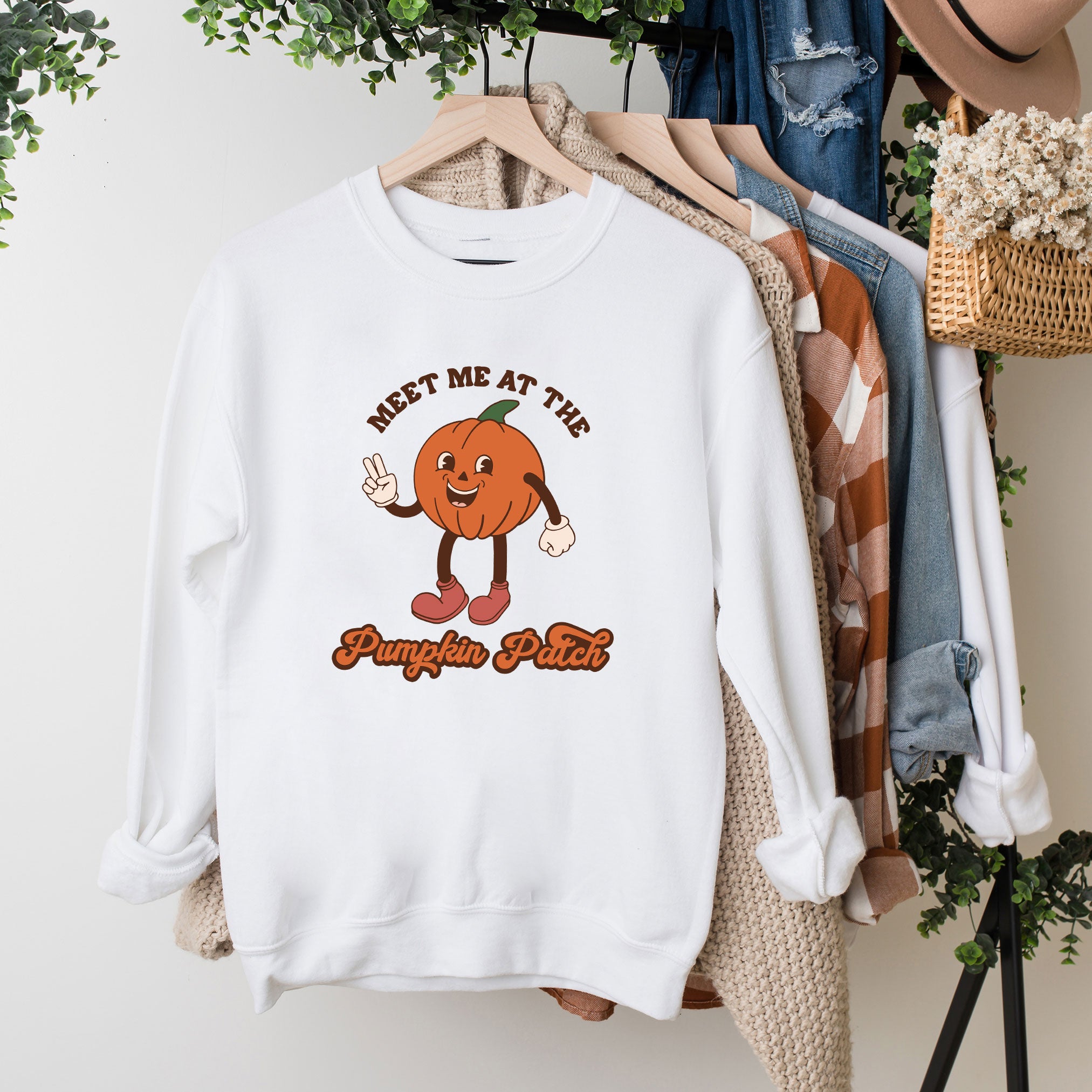 Meet Me At The Pumpkin Patch Pumpkin | Sweatshirt