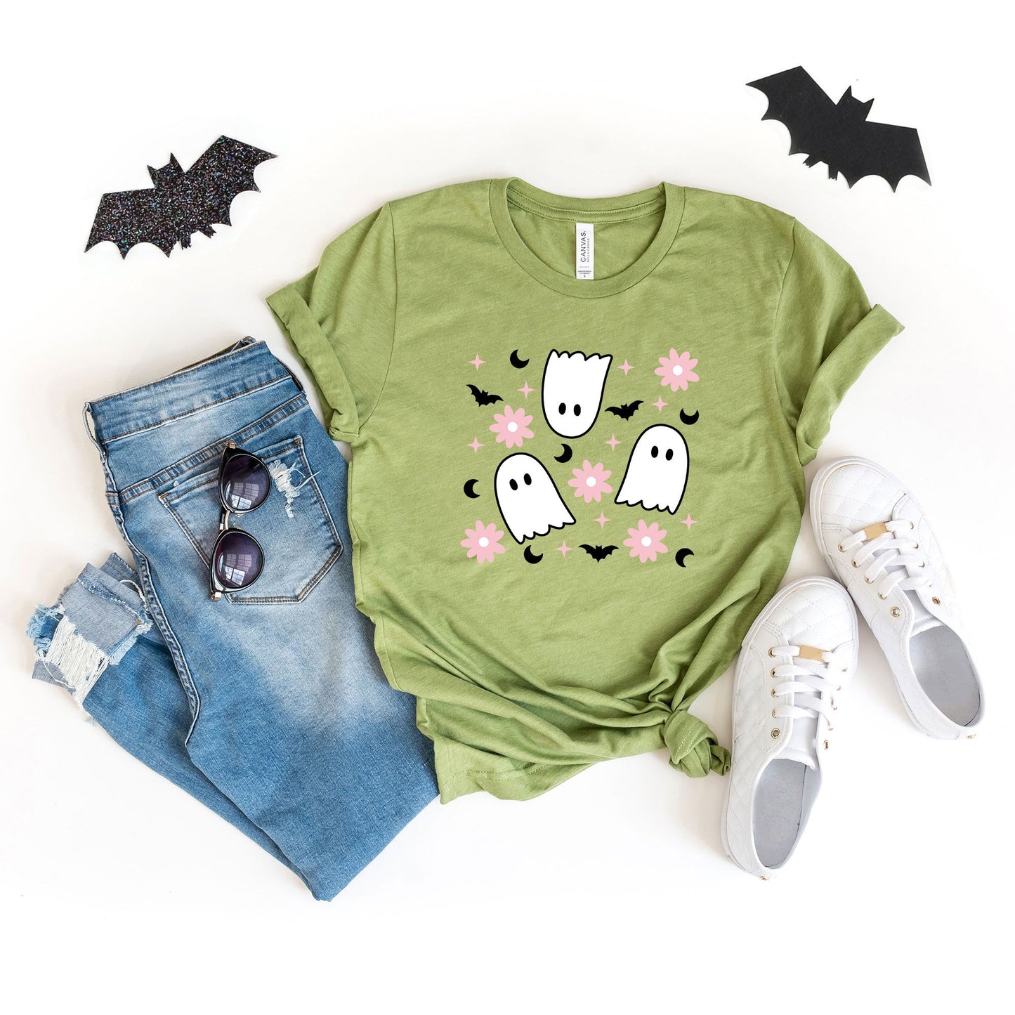 Ghost Flowers | Short Sleeve Crew Neck