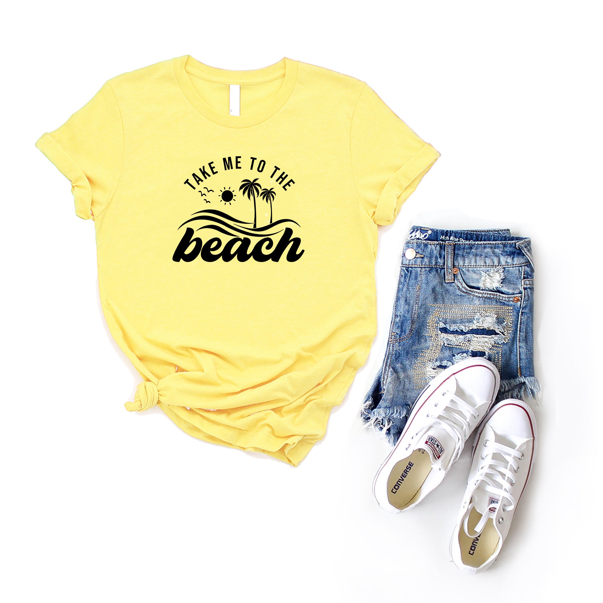 Take Me To The Beach Wave | Short Sleeve Graphic Tee