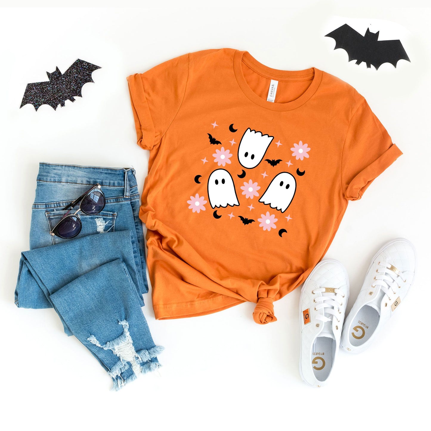 Ghost Flowers | Short Sleeve Crew Neck