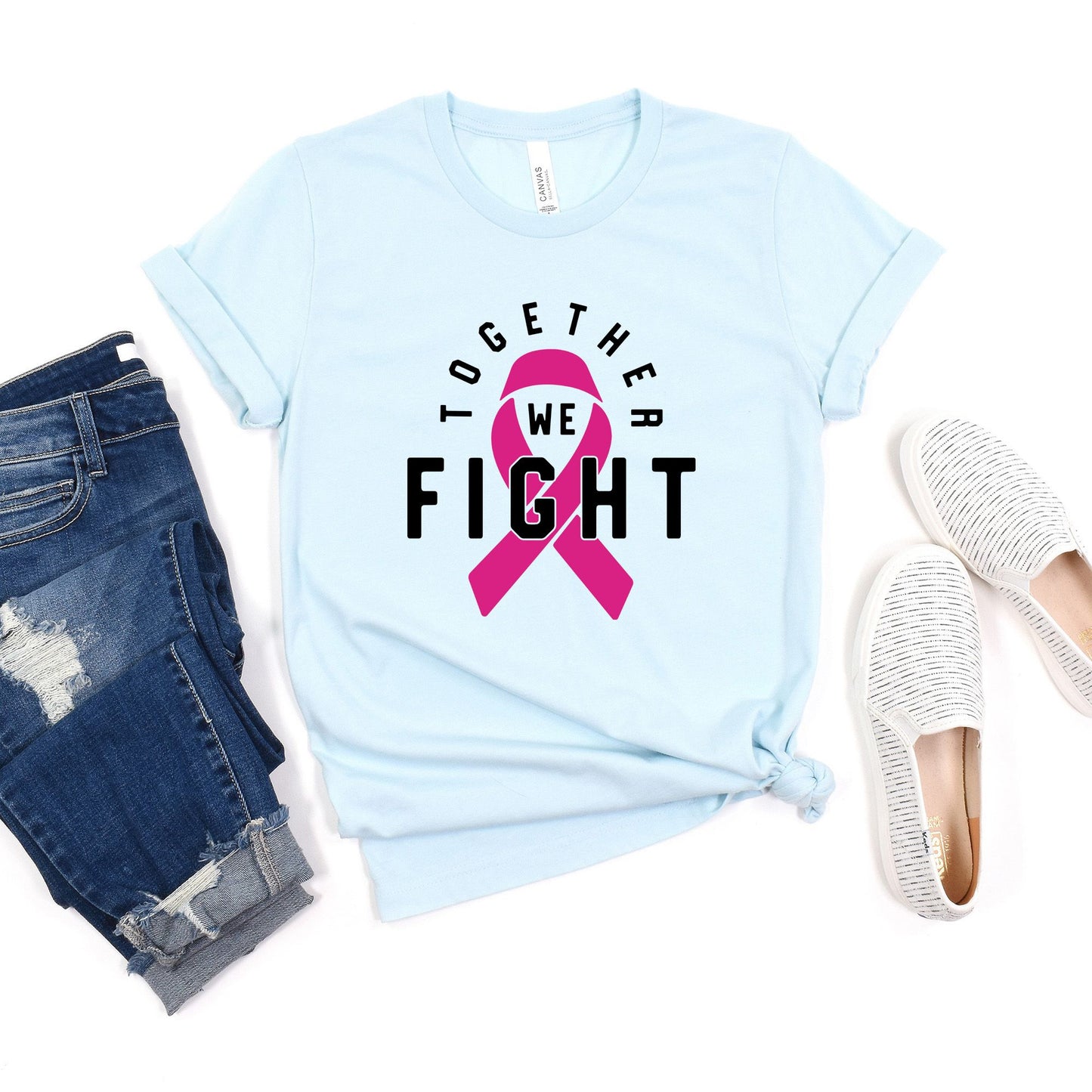 Together We Fight Ribbon | Short Sleeve Graphic Tee