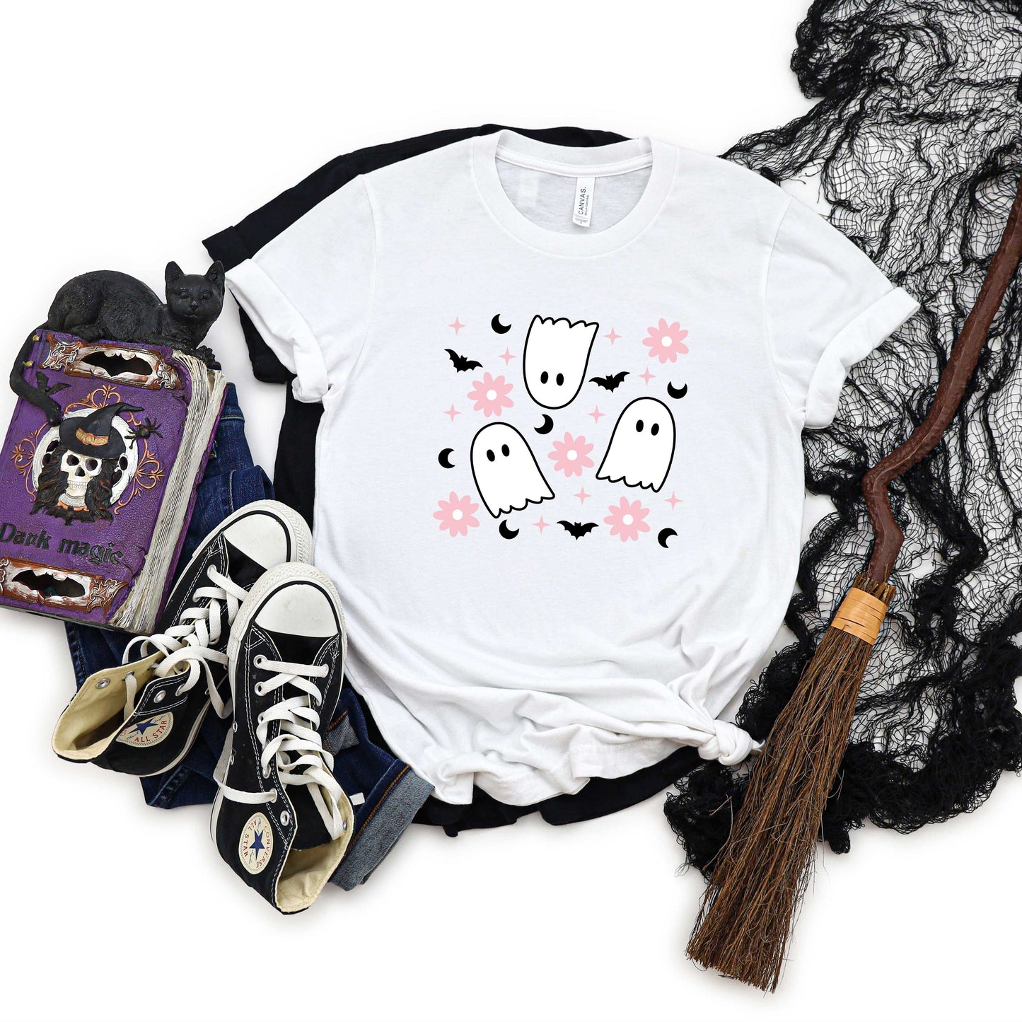 Ghost Flowers | Short Sleeve Crew Neck