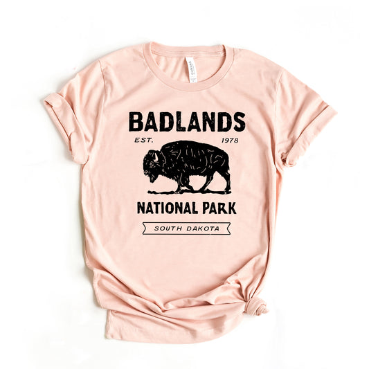 Vintage Badlands National Park | Short Sleeve Graphic Tee