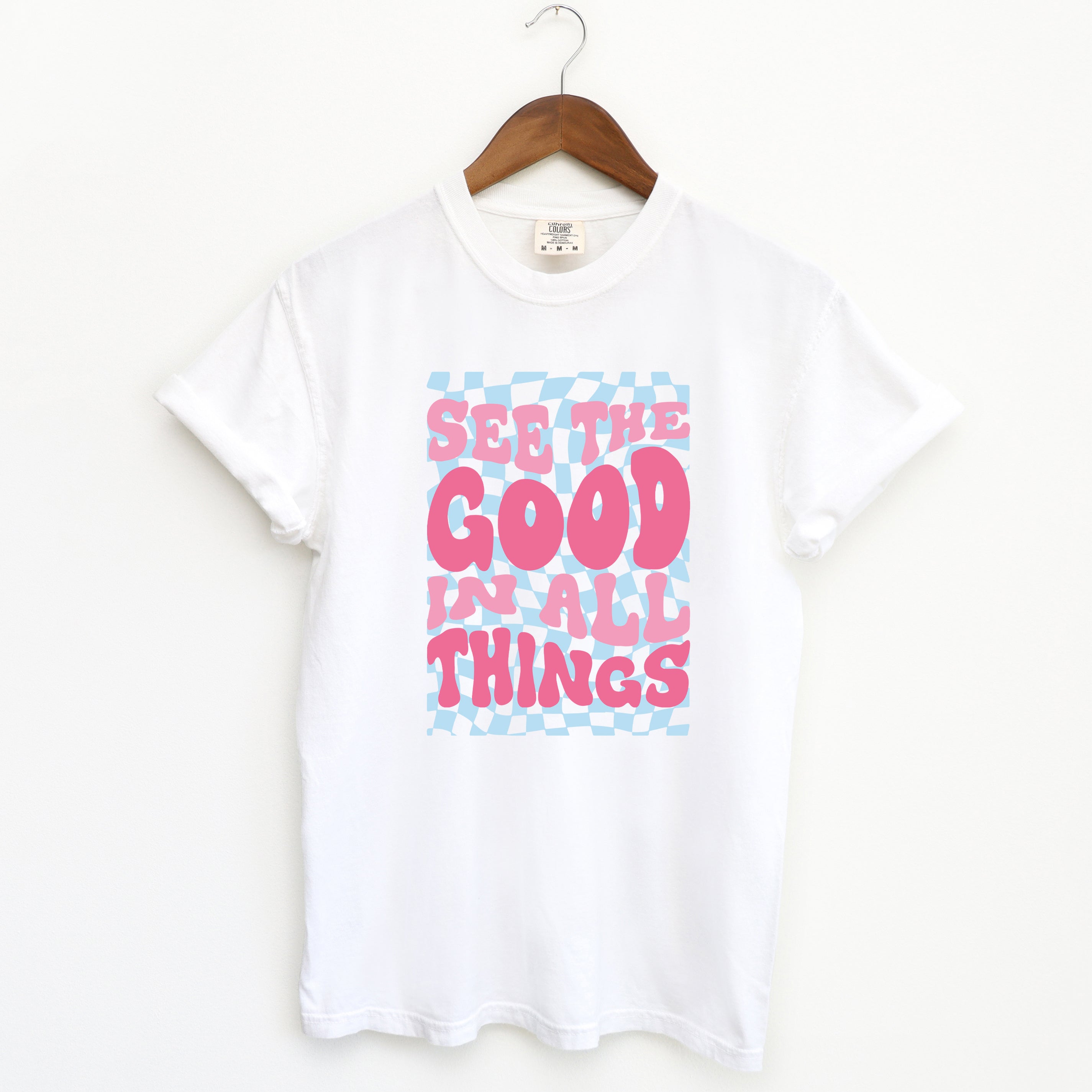 See The Good Checkered | Garment Dyed Short Sleeve Tee