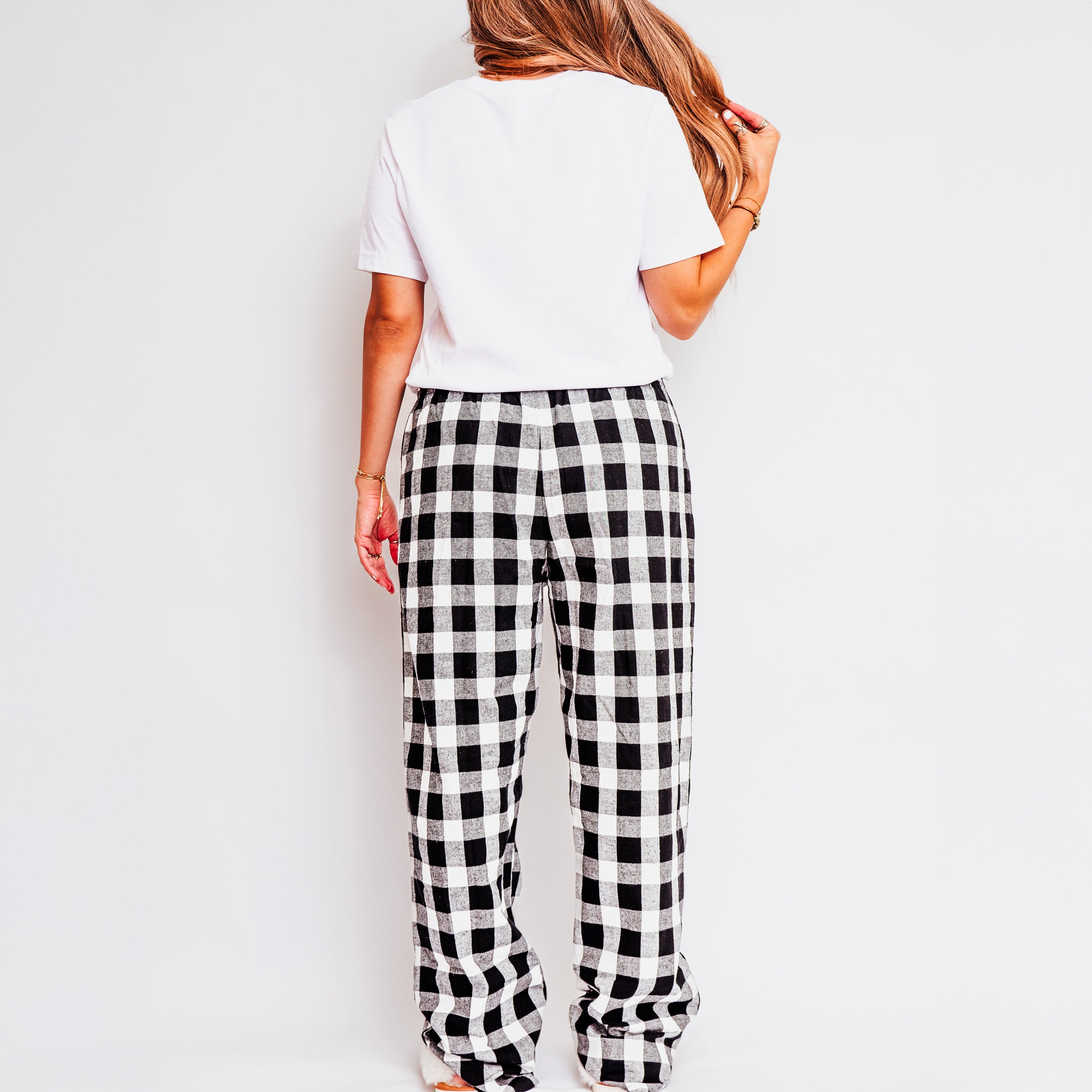 Just Livin' For The Weekend | Plaid Pajama Set