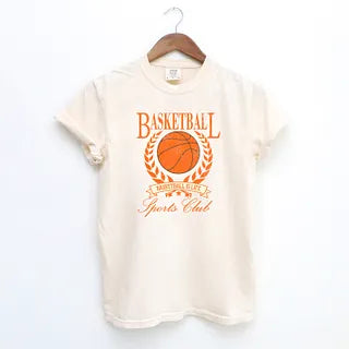 Basketball Sports Club | Garment Dyed Short Sleeve Tee