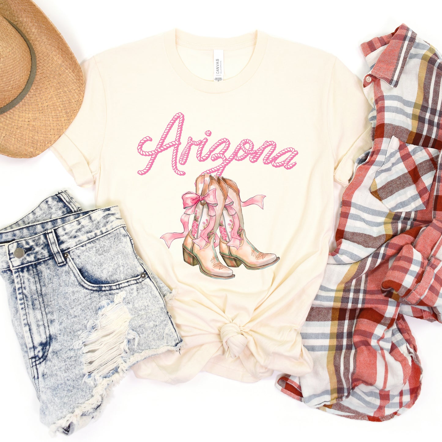 Coquette Arizona Cowgirl Boots | Short Sleeve Graphic Tee