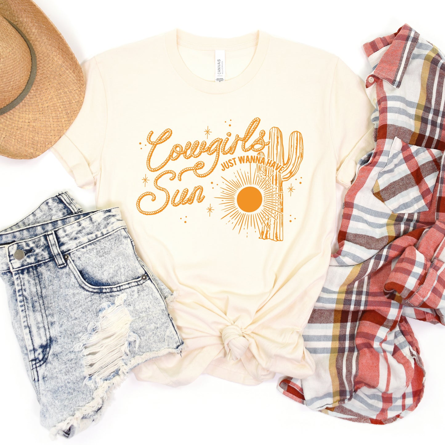 Cowgirls Wanna Have Sun | Short Sleeve Graphic Tee
