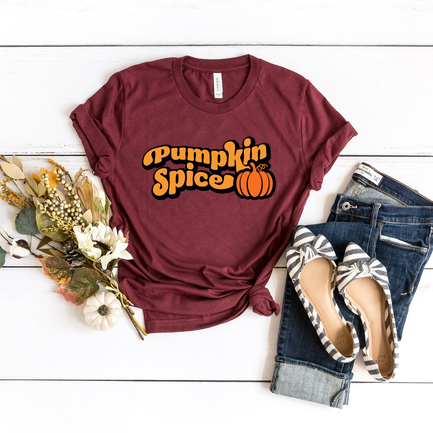 Retro Pumpkin Spice | Short Sleeve Graphic Tee