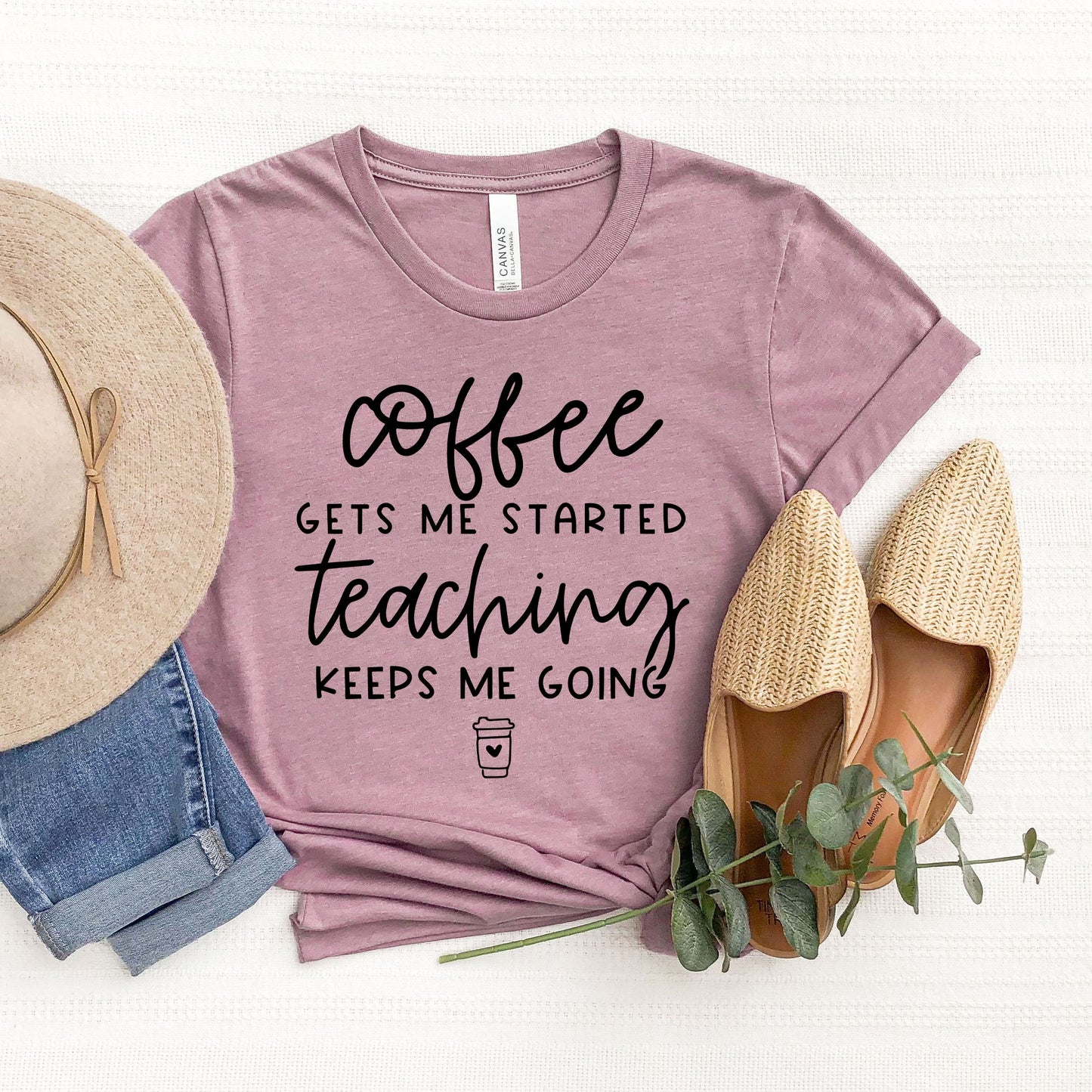 Keeps Me Going Coffee | Short Sleeve Graphic Tee