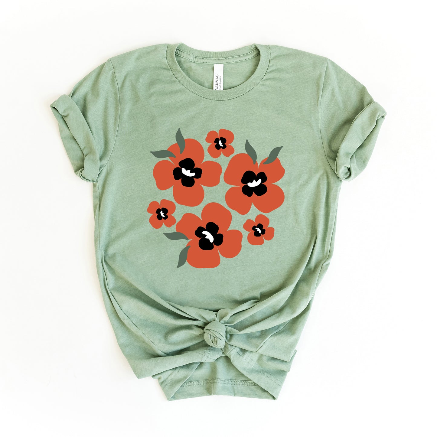 Red Poppies | Short Sleeve Graphic Tee