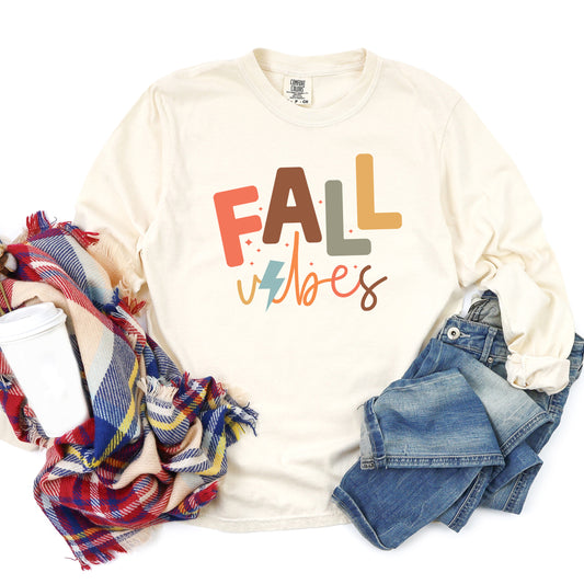 Fall Vibes | Garment Dyed Long Sleeve