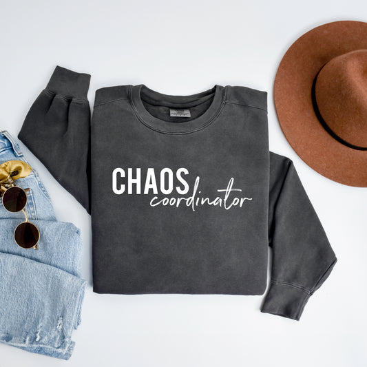 Chaos Coordinator | Garment Dyed Sweatshirt