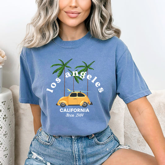 Los Angeles Car | Garment Dyed Short Sleeve Tee