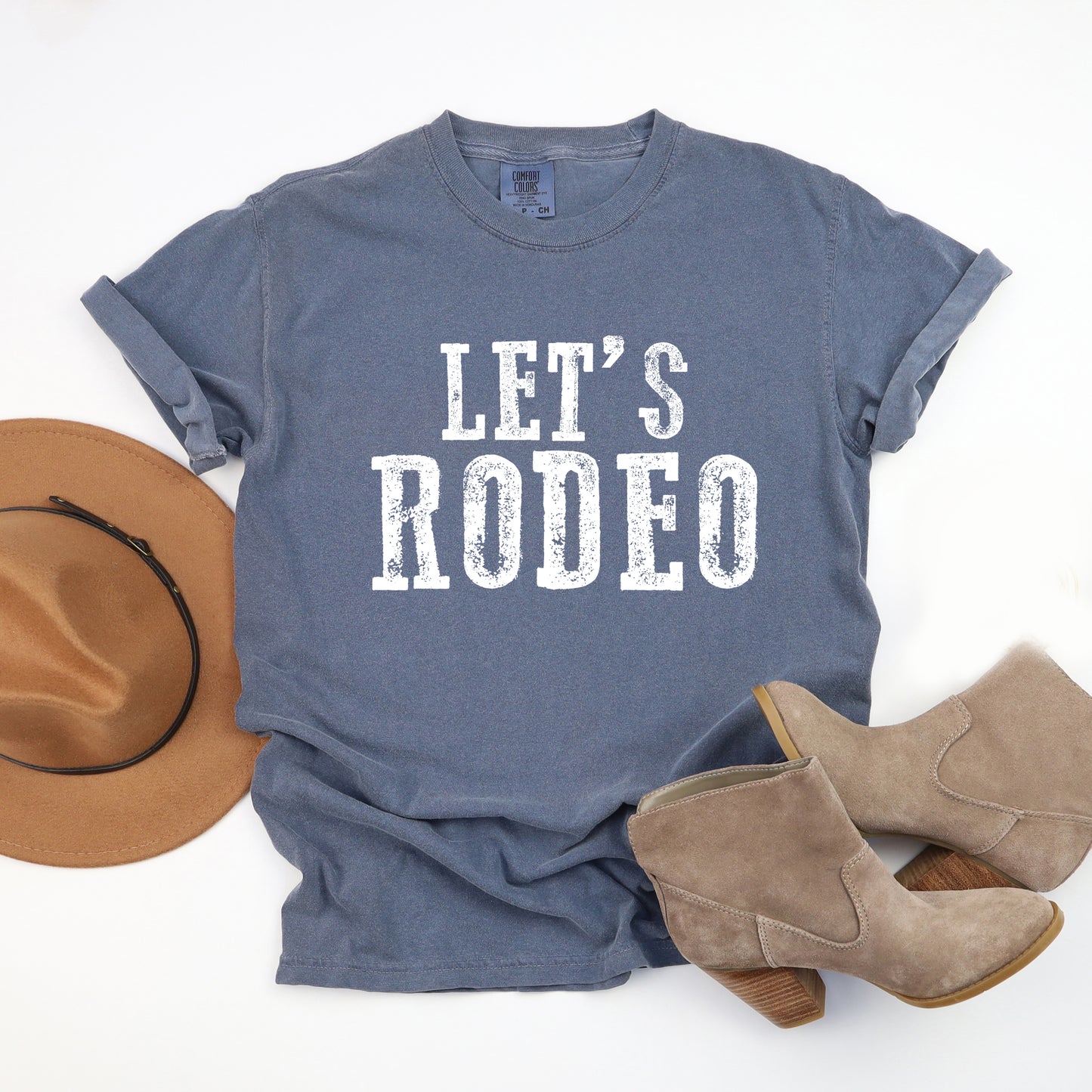 Let's Rodeo | Garment Dyed Tee