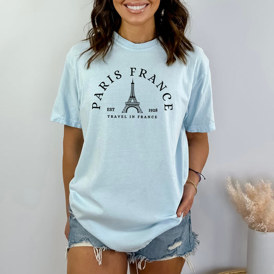 Paris France | Garment Dyed Tee