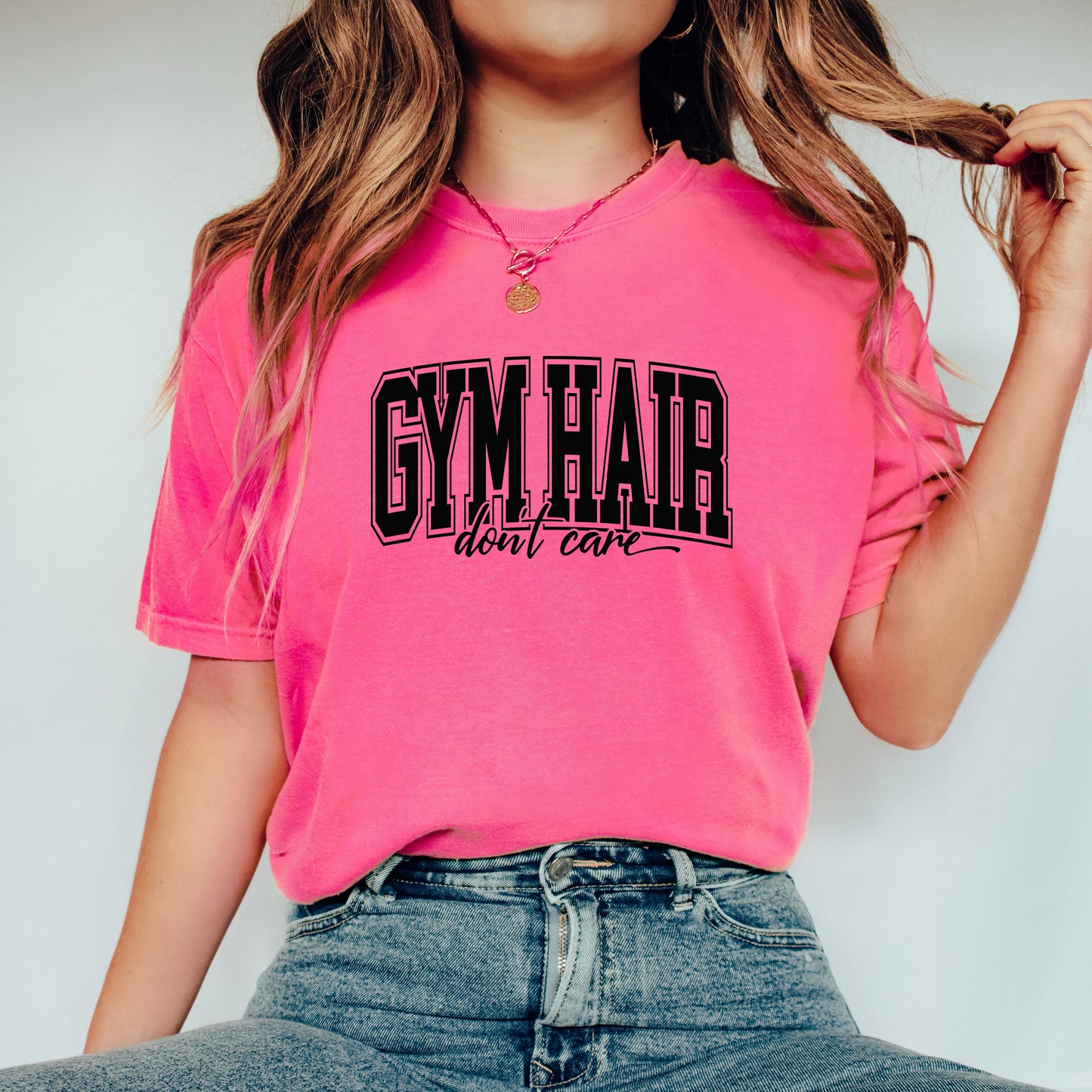 Gym Hair Varsity | Garment Dyed Tee