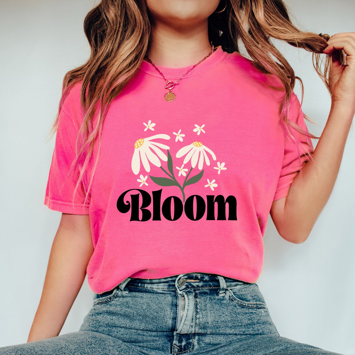 Bloom Daisy Flower | Garment Dyed Short Sleeve Tee