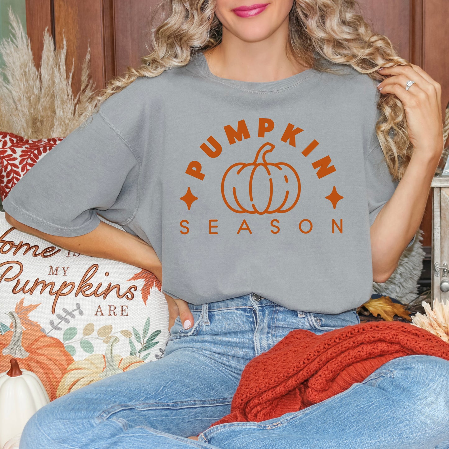 Pumpkin Season Pumpkin | Garment Dyed Tee