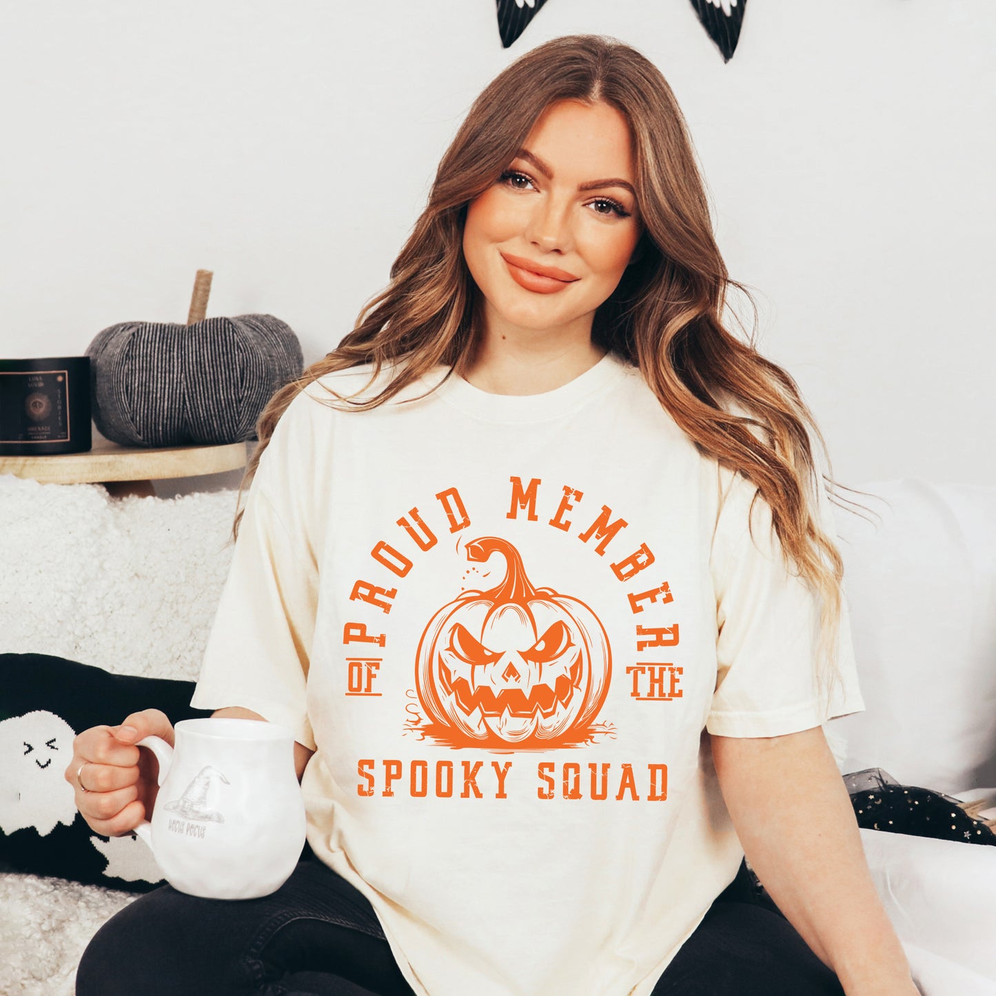 Proud Member Spooky Squad | Garment Dyed Short Sleeve Tee