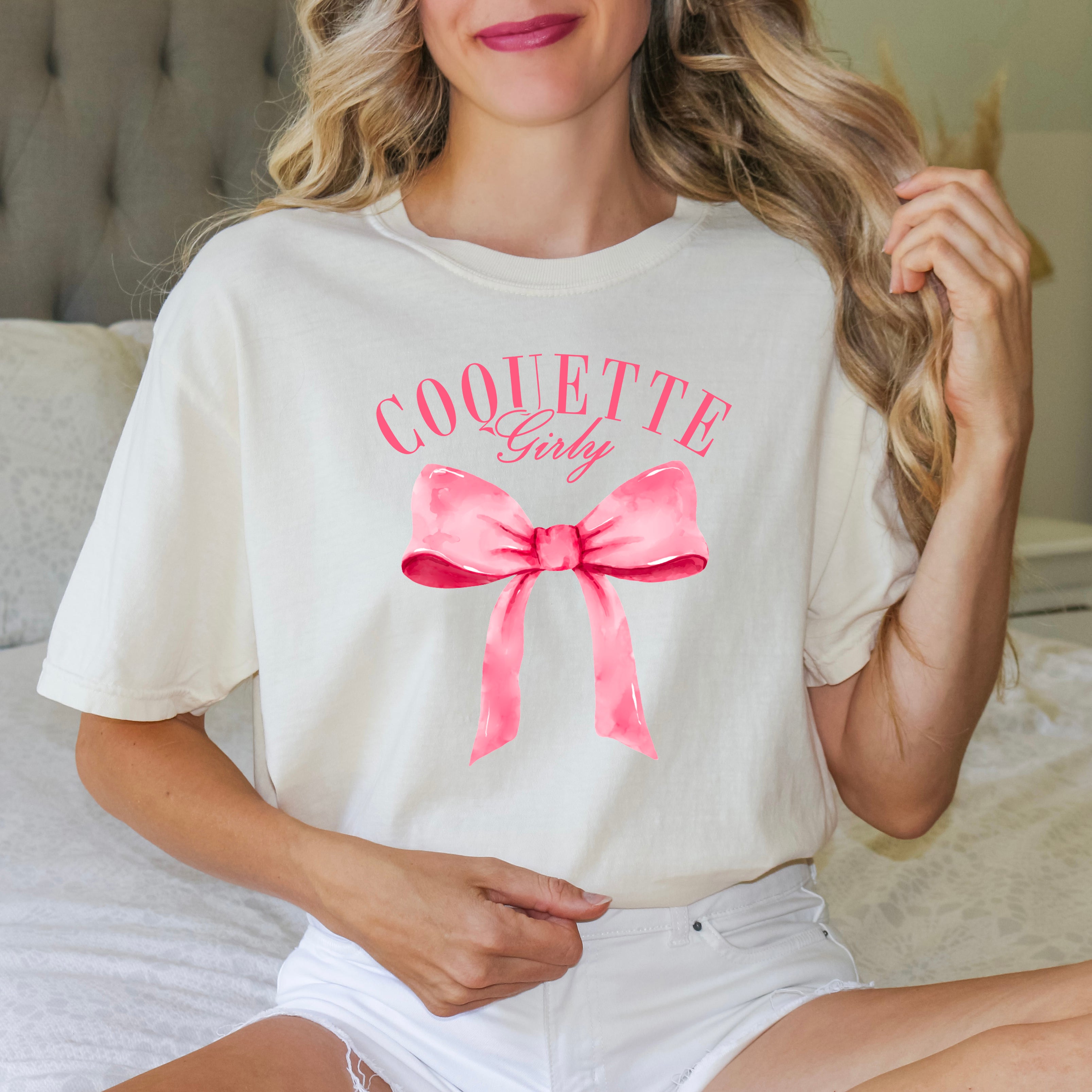 Coquette Girly | Garment Dyed Tee