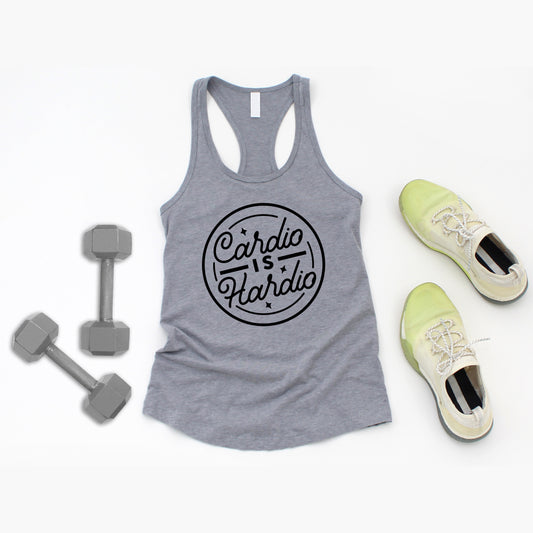 Cardio Is Hardio | Racerback Tank