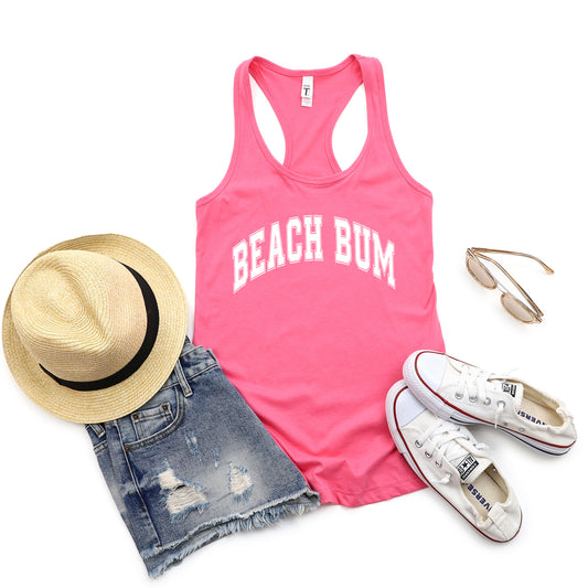 Varsity Beach Bum | Racerback Tank