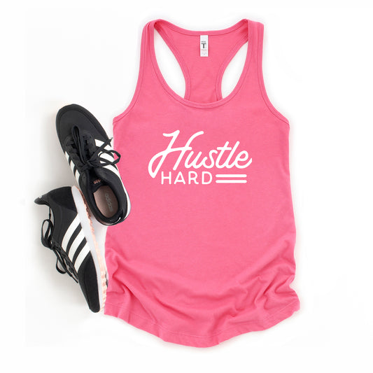 Hustle Hard | Racerback Tank