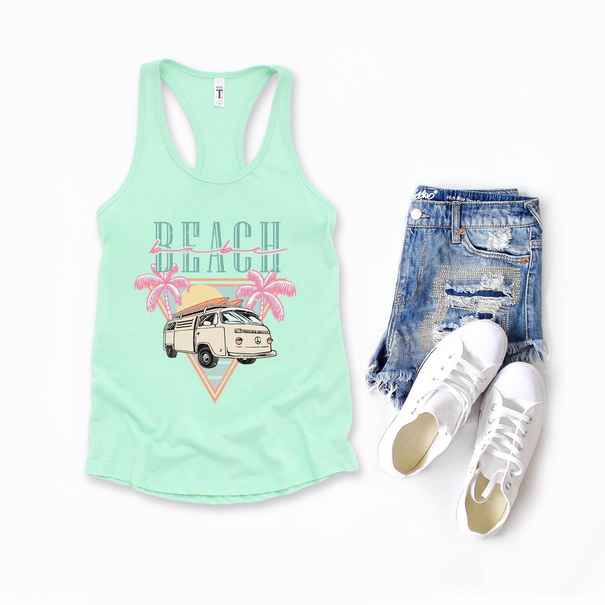 Beach Van Triangle | Racerback Tank
