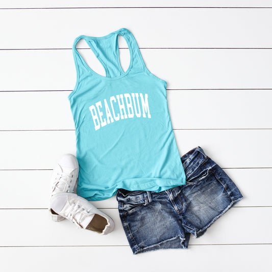 Beach Bum Curved | Racerback Tank