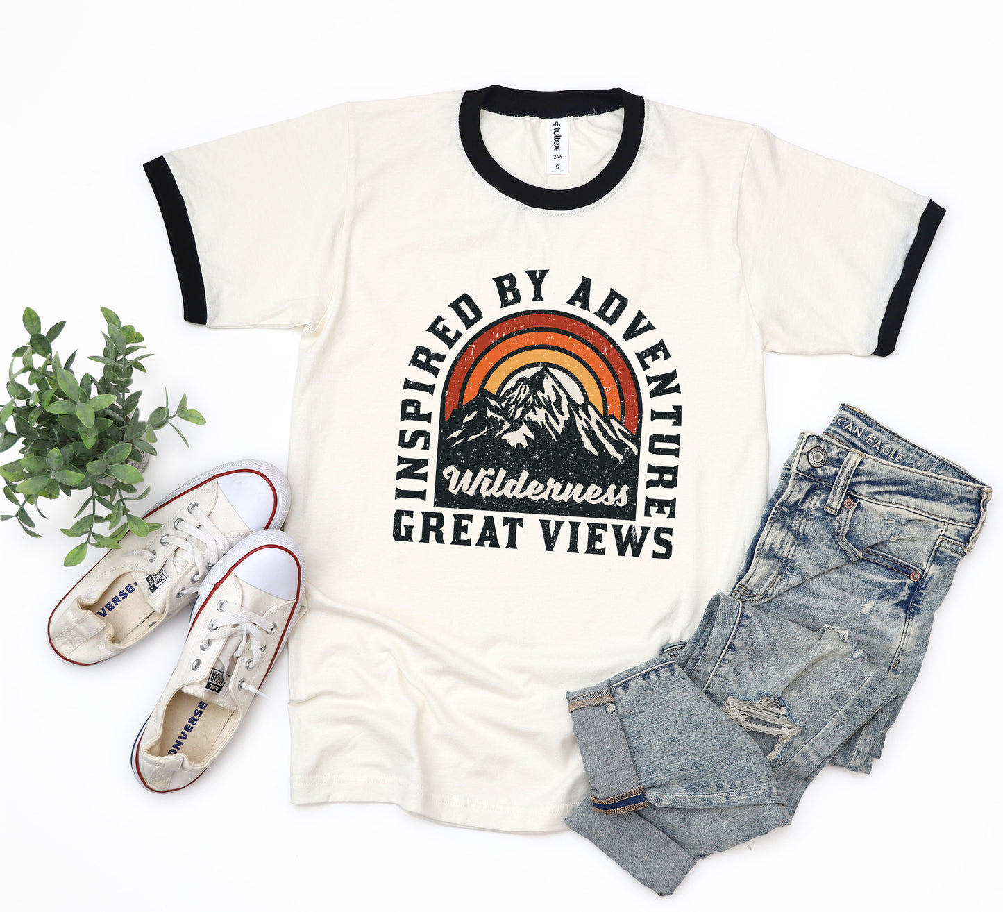 Inspired By Adventure | Ringer Tee