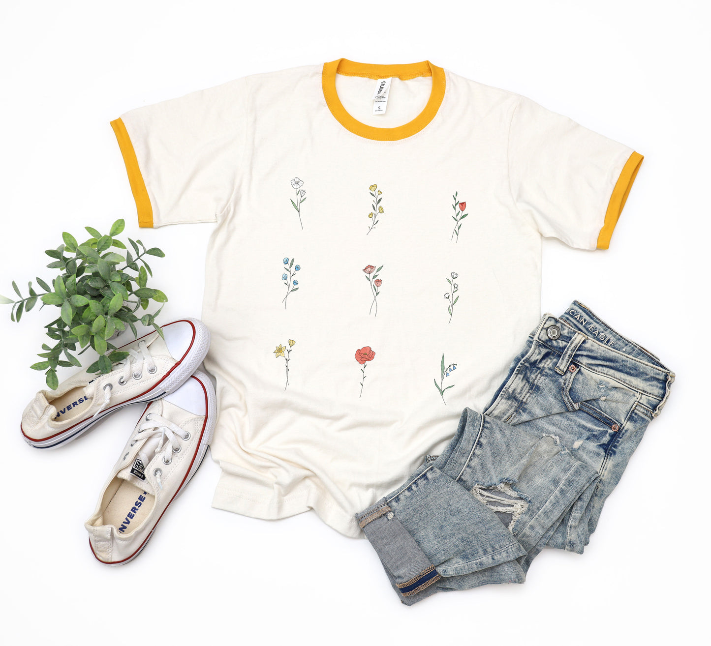 Wildflower Chart | Ringer Tee