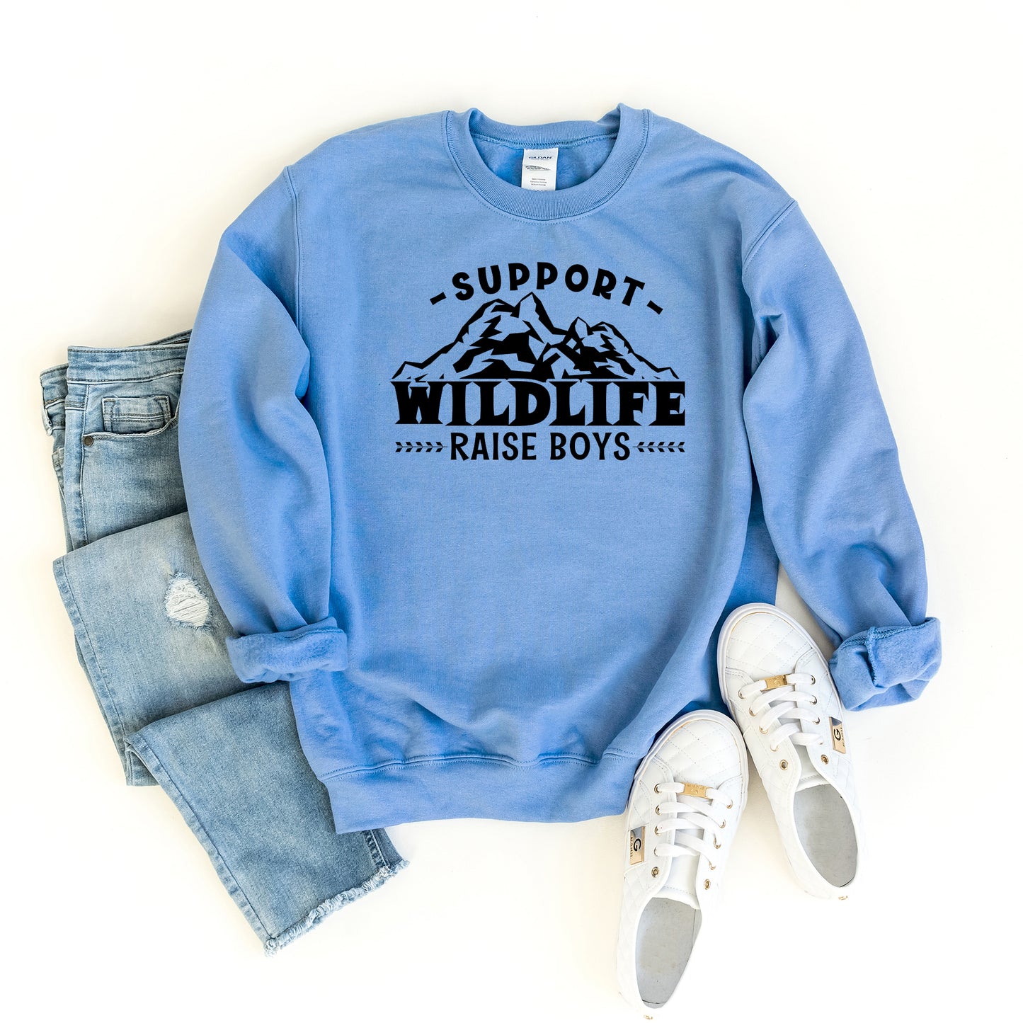 Support Wildlife Raise Boys | Sweatshirt