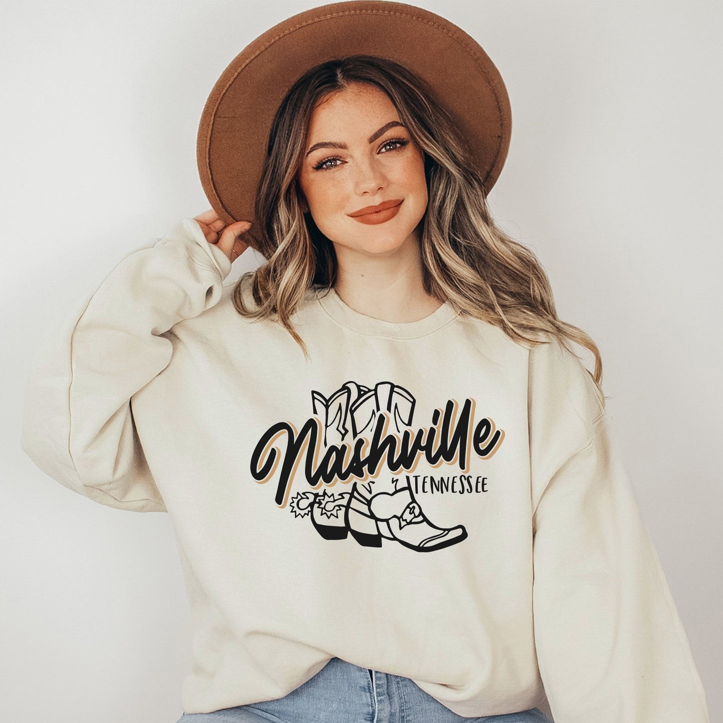 Clearance Nashville Tennessee Boots | Sweatshirt