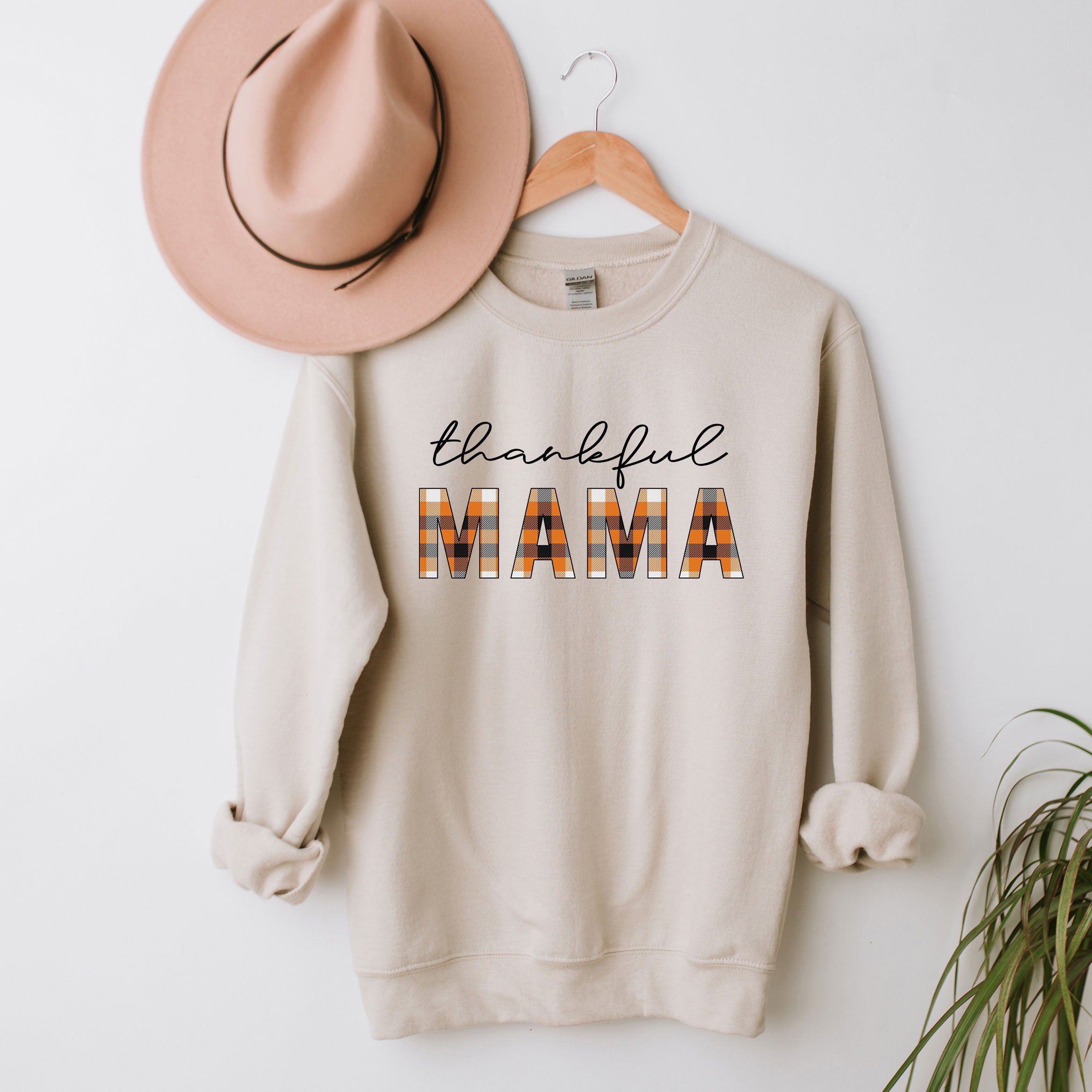 Thankful Mama Plaid | Sweatshirt