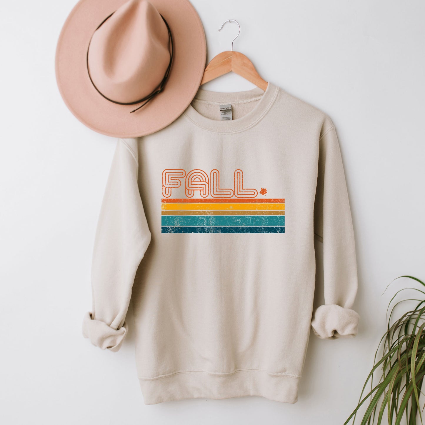 Retro Fall Stripes | Graphic Sweatshirt