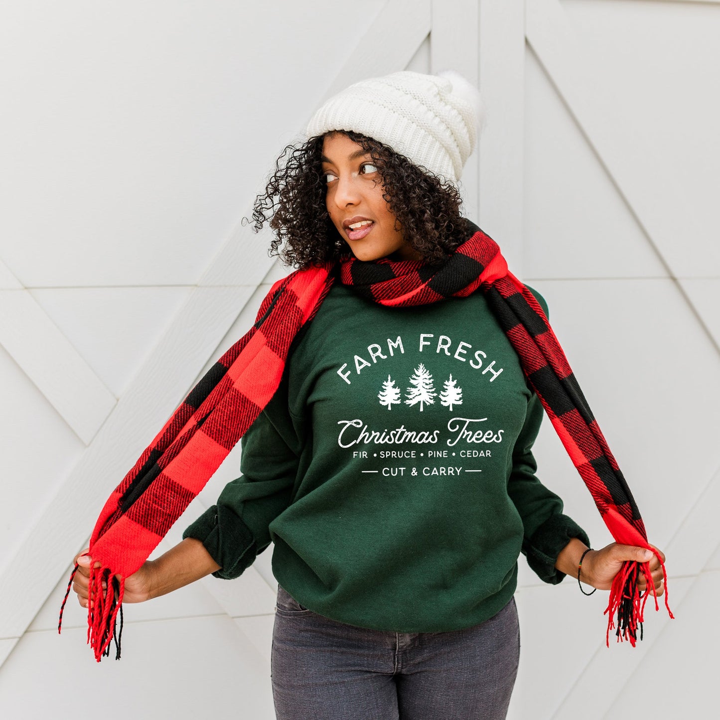 Clearance Farm Fresh Christmas Trees | Sweatshirt