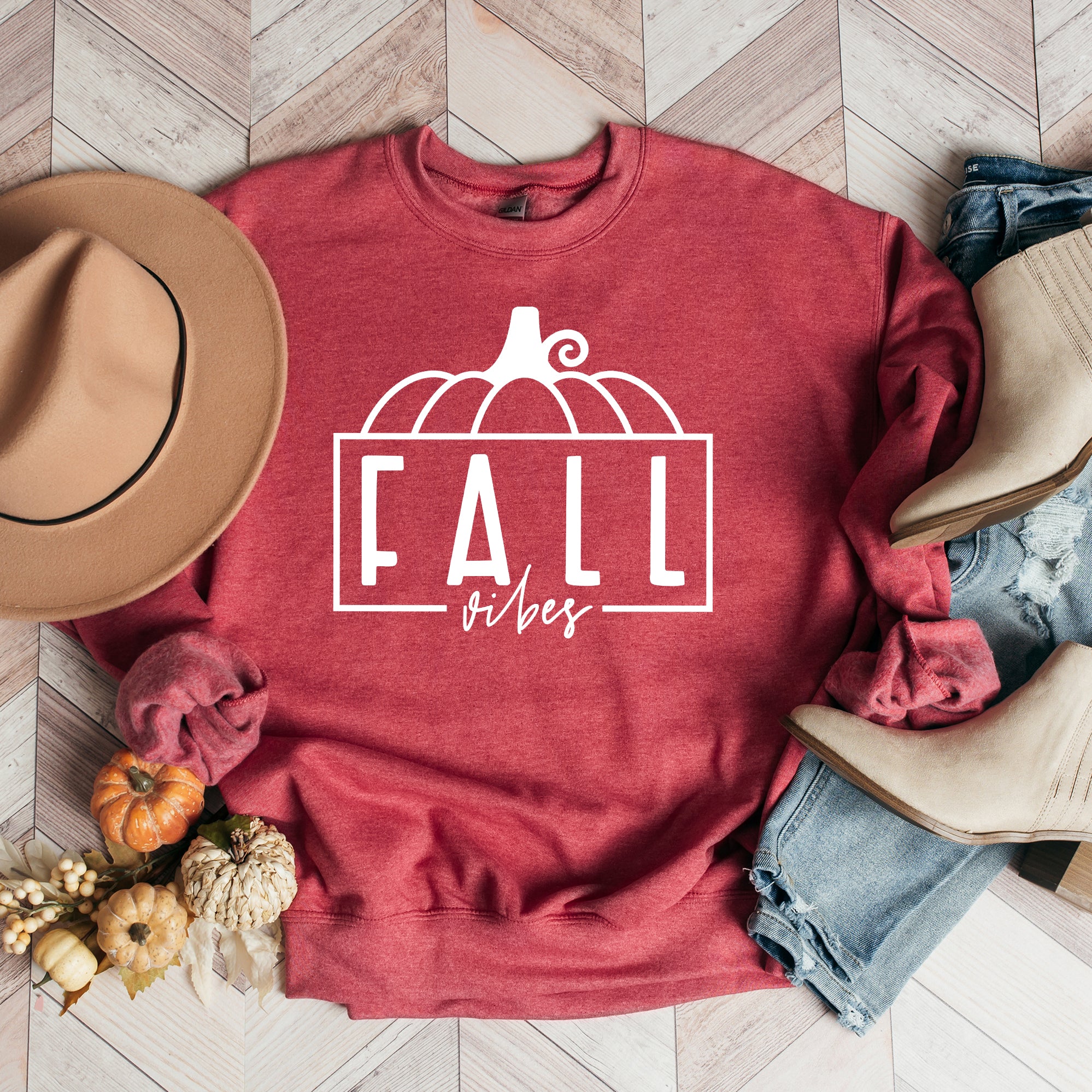 Fall Vibes Pumpkin | Sweatshirt