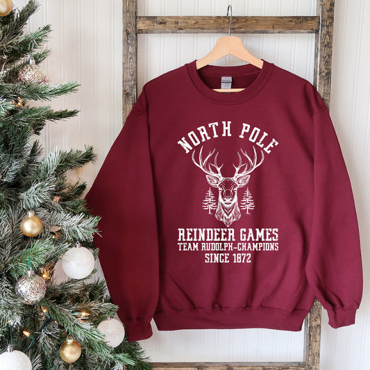 Clearance North Pole Reindeer Games | Sweatshirt
