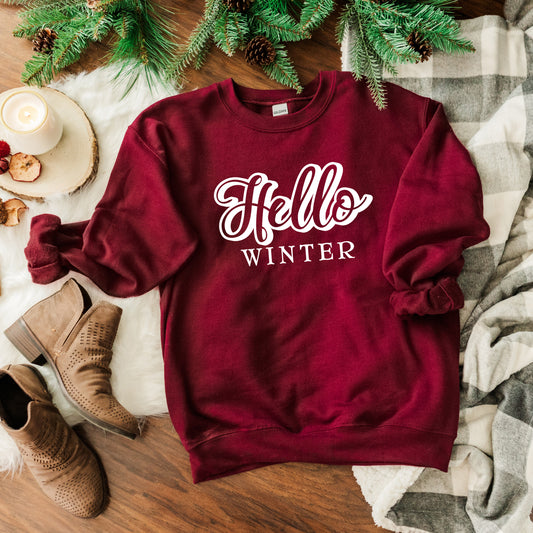 Retro Hello Winter | Sweatshirt