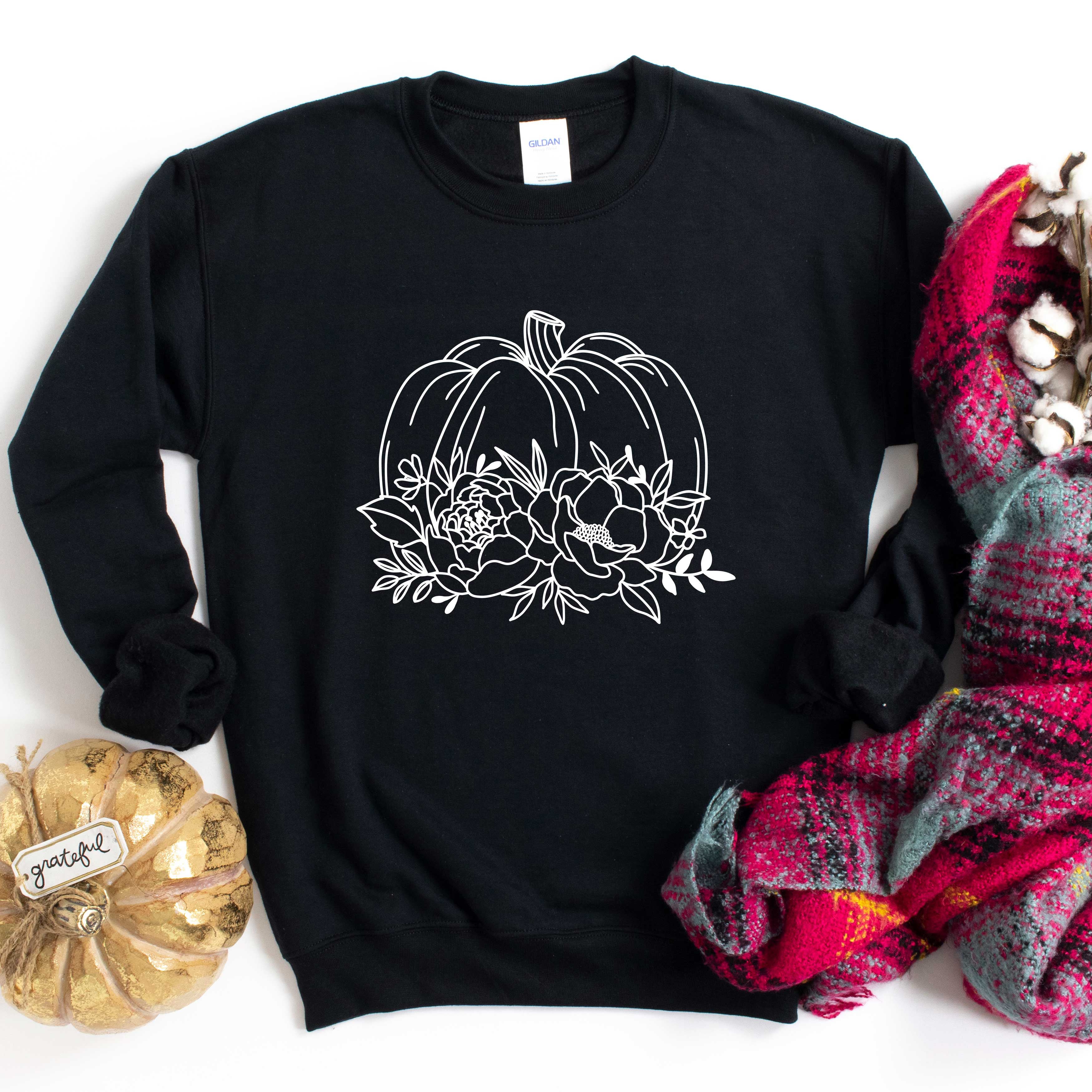 Floral Pumpkin | Sweatshirt