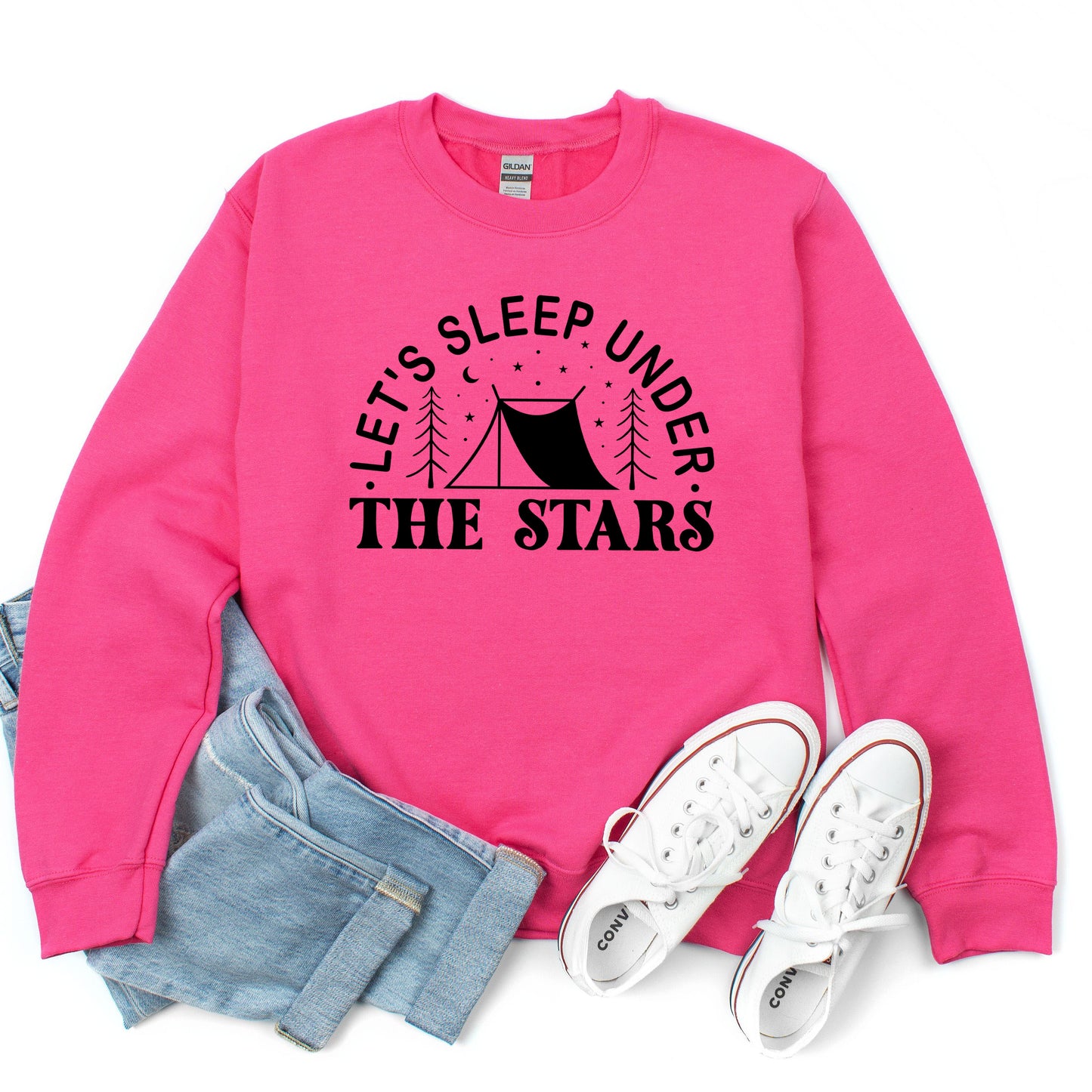 Let's Sleep Under The Stars Tent | Sweatshirt