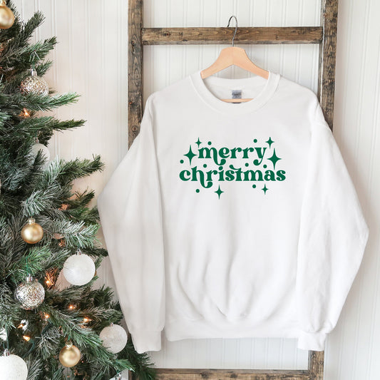 Clearance Whimsical Merry Christmas | Sweatshirt