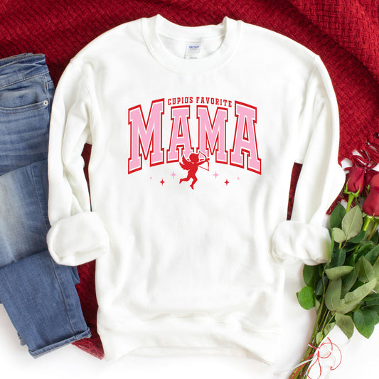 Cupid's Favorite Mama | Sweatshirt