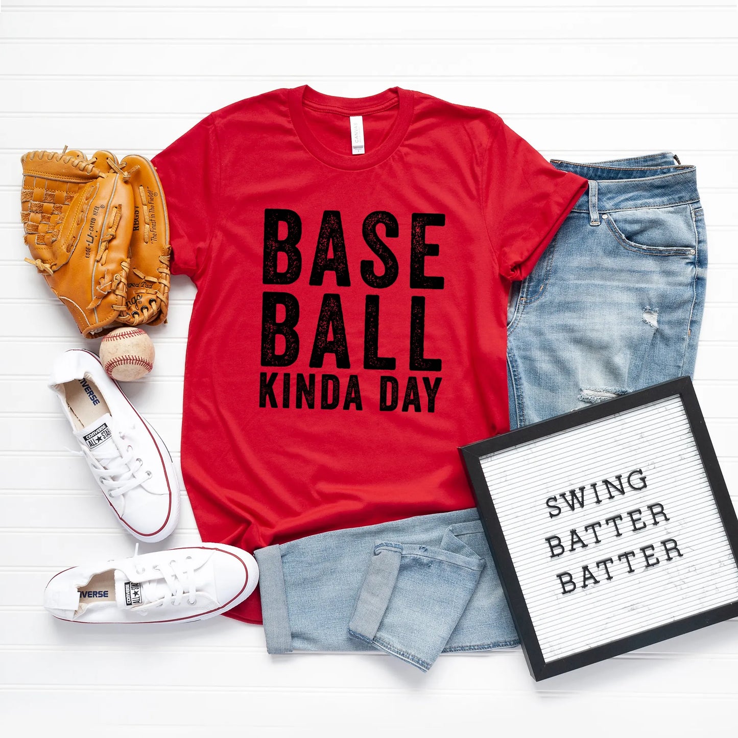Baseball Kinda Day | Short Sleeve Graphic Tee