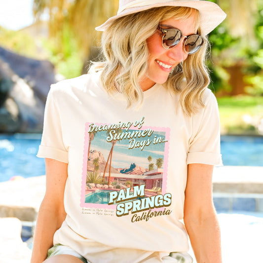 Dreaming Of Palm Springs | Short Sleeve Crew Neck